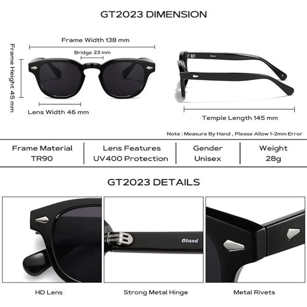 Sunglasses For Men And Women Classic Style UV400 Protection Driving Lentes Gafas